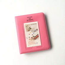 Load image into Gallery viewer, 64 Pockets Mini Instant Polaroid Photo Album Picture Case for Mini Film 7s 8 25 50s 90 Mini Polaroid Album Refillable Notebook Photo Album Valentines Day Gift Anniversary Gift