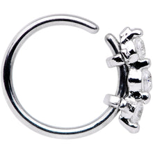 Load image into Gallery viewer, 20G 5/16 Clear CZ Gem Sequence Shine Seamless Circular Ring