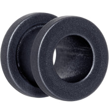 Load image into Gallery viewer, Brown Matte Silicone Screw Fit Tunnel Plug Set 6mm to 25mm