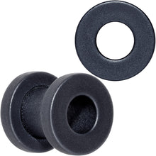 Load image into Gallery viewer, Brown Matte Silicone Screw Fit Tunnel Plug Set 6mm to 25mm
