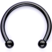 Load image into Gallery viewer, 16G Pink Faux Opal Black Anodized Twisted Horseshoe Clip On Fake Septum Ring Set