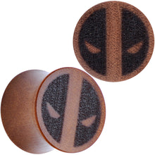 Load image into Gallery viewer, Licensed Marvel Deadpool Sawo Wood Saddle Plug Set
