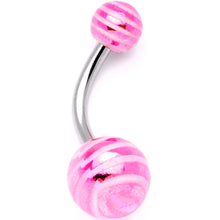 Load image into Gallery viewer, Parade of Color Stripes Party Pack Belly Ring Set of 4