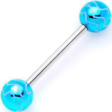 Load image into Gallery viewer, Life of the Party Zig Zag Barbell Tongue Ring Set of 4