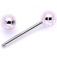 Load image into Gallery viewer, Late Night Party Zig Zag Barbell Tongue Ring Set of 4