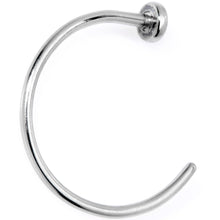 Load image into Gallery viewer, 20G 3/8 Grade 23 Titanium Minimalist Nose Hoop