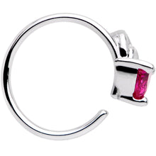 Load image into Gallery viewer, 20G 5/16 Pink Gem Triangle Wave Seamless Circular Ring