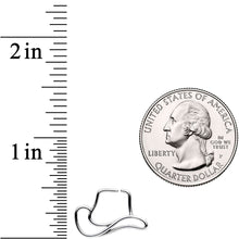 Load image into Gallery viewer, 18G Howdy Folks Cowboy Hat Closure Ring