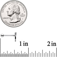 Load image into Gallery viewer, 16G 5/16 Clear Gem Halloween Skull Bow Cartilage Tragus Earring