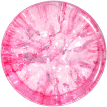 Load image into Gallery viewer, Pink Shattered Glass Flamingo Saddle Plug Set 6mm to 16mm