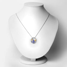 Load image into Gallery viewer, 1.33 Carat Genuine Tanzanite and White Topaz .925 Sterling Silver Pendant