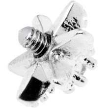 Load image into Gallery viewer, 14G Clear CZ Gem Starfish Dermal Anchor Top