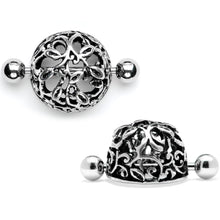 Load image into Gallery viewer, 14G 9/16 Framework Twining Vines Nipple Shield Set