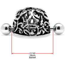 Load image into Gallery viewer, 14G 9/16 Framework Twining Vines Nipple Shield Set