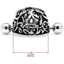 Load image into Gallery viewer, 14G 9/16 Framework Twining Vines Nipple Shield Set
