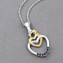 Load image into Gallery viewer, 0.14 Carat Genuine Blue Sapphire .925 Sterling Silver Pendant
