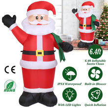 Load image into Gallery viewer, 6.4ft Inflatable Christmas Giant Santa Claus