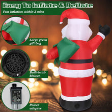 Load image into Gallery viewer, 6.4ft Inflatable Christmas Giant Santa Claus