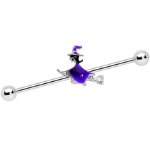 Load image into Gallery viewer, 14G Halloween Way of the Witch Barbell Industrial 38mm