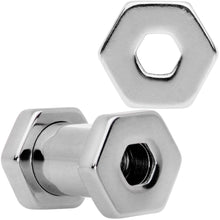 Load image into Gallery viewer, 4G Geometric Hexagon Screw Fit Tunnel Plug Set