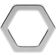 Load image into Gallery viewer, 3/4 Geometric Hexagon Screw Fit Tunnel Plug Set