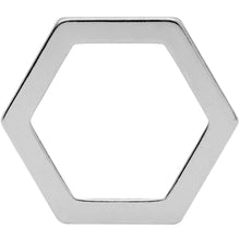 Load image into Gallery viewer, 7/8 Geometric Hexagon Screw Fit Tunnel Plug Set