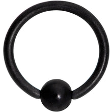 Load image into Gallery viewer, 18G 5/16 Matte Black IP BCR Captive Ring