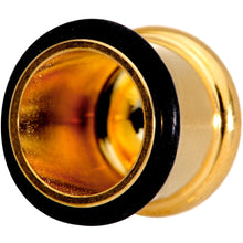 Load image into Gallery viewer, Gold Tone Hammered Finish Single Flare Plug Set 6mm to 16mm Sizes
