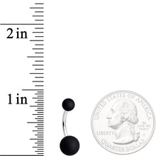 Load image into Gallery viewer, Muted Matte Tones Belly Ring Set of 4