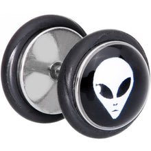 Load image into Gallery viewer, Black White Outer Space Alien Cheater Plug