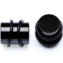 Load image into Gallery viewer, Black PVD Straight Plug and Taper Set Sizes 5mm to 10mm