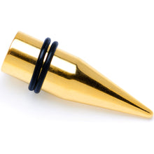 Load image into Gallery viewer, Gold Tone PVD Straight Plug and Taper Set Sizes 5mm to 10mm