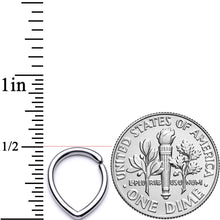 Load image into Gallery viewer, 16G 3/8 Teardrop Closure Ring