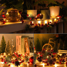 Load image into Gallery viewer, 6.5Ft. 20 LED Christmas Garland with Lights