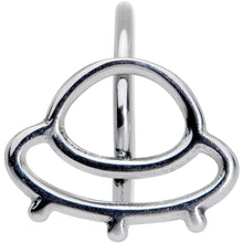 Load image into Gallery viewer, 20G 5/16 Alien Spacecraft UFO Seamless Circular Ring