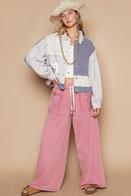 Load image into Gallery viewer, Classic Artistic Crochet Patch Exposed Seam Button Up Jacket Chic & Edgy Outerwear