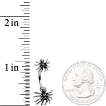 Load image into Gallery viewer, Creepy Crawly Spider Critters Double Mount Belly Ring