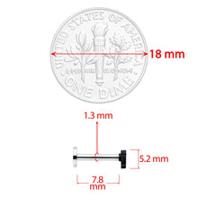 Load image into Gallery viewer, 16G 5/16 Multicolor Dinosaur Internally Threaded Labret Set of 4