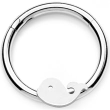 Load image into Gallery viewer, 16G 3/8 Whale of a Hinged Segment Ring