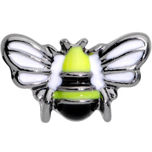 Load image into Gallery viewer, 16G 1/4 Yellow Black Blissful Bumblebee Cartilage Tragus Earring