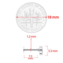 Load image into Gallery viewer, 16G 5/16 Clear CZ Gem Lucky Elephant Labret Moroe Tragus