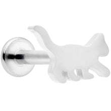 Load image into Gallery viewer, 16G 5/16 Cat Internally Threaded Labret Tragus