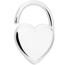 Load image into Gallery viewer, 16G 5/16 Padlock Heart Closure Ring