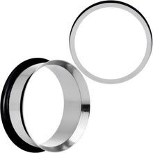 Load image into Gallery viewer, Stainless Steel Single Flare Tunnel Plug Set Available in Sizes 8G to 1