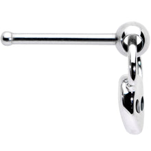 Load image into Gallery viewer, 20G 1/4 Open Eyed Alien Dangle Nose Bone