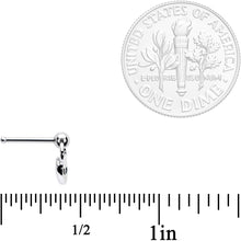 Load image into Gallery viewer, 20G 1/4 Open Eyed Alien Dangle Nose Bone
