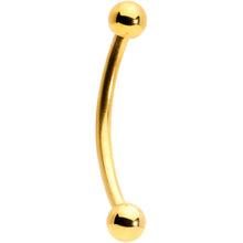 Load image into Gallery viewer, 16G 1/2 Gold Tone Curved Barbell