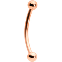 Load image into Gallery viewer, 16G 1/2 Rose Gold Tone Curved Barbell