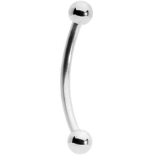 Load image into Gallery viewer, 16G 1/2 Stainless Steel Curved Barbell