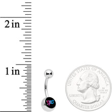 Load image into Gallery viewer, Bisexual Pride Flag Belly Ring